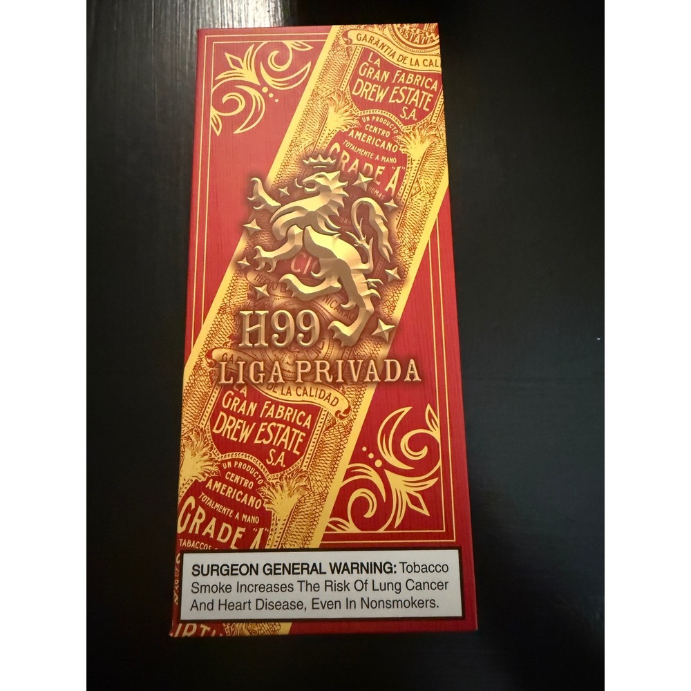 Drew Estate Liga Privada H99 Spray Can Torch Lighter Red Gold Cigar Accessory